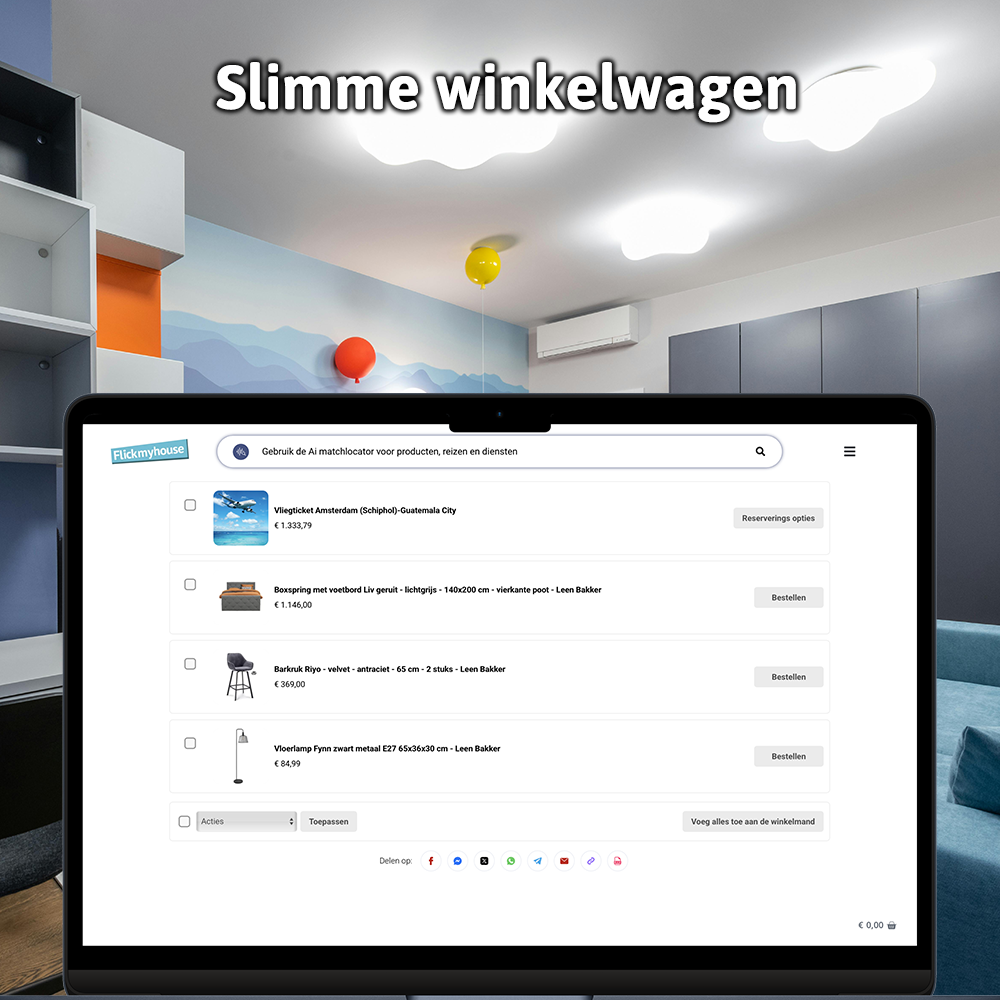 Slimme winkelwagen